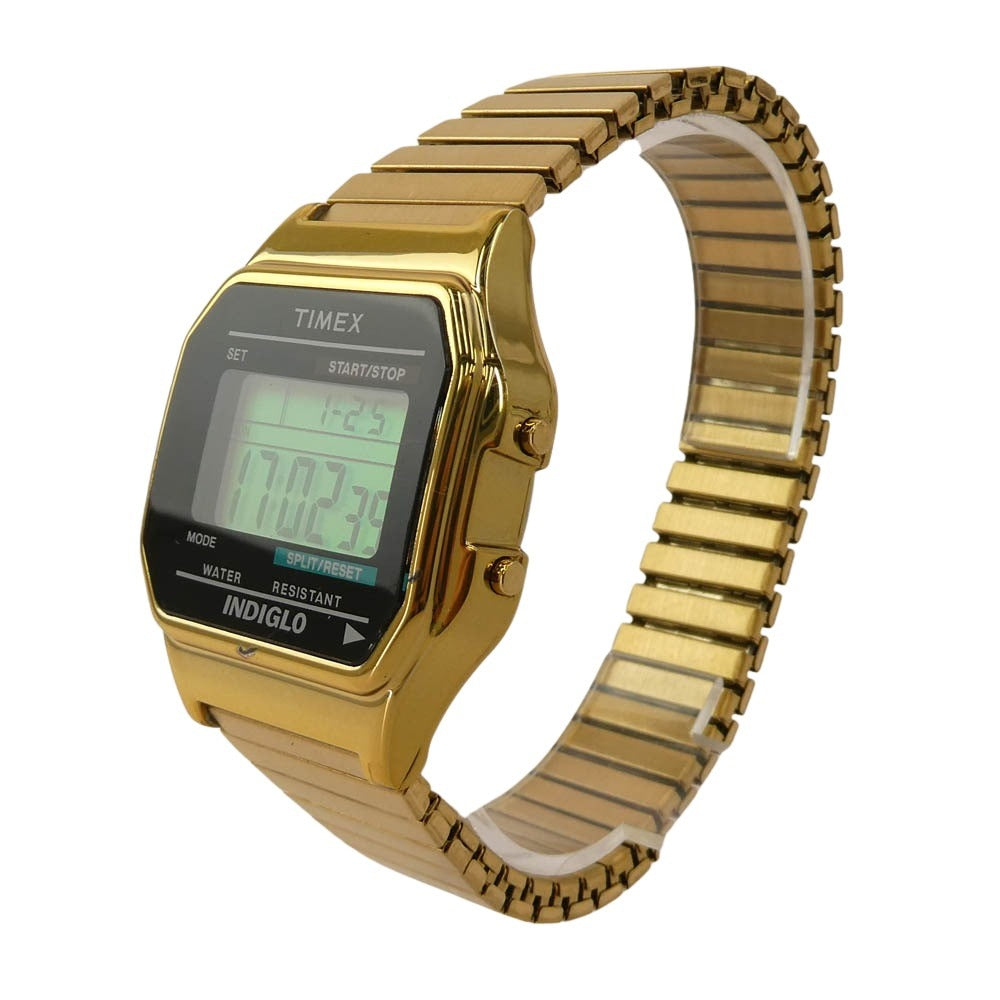 TIMEX タイメックス T78677 Classic Digital クラシック デジタル 時計 ウォッチ ゴールド系【中古】