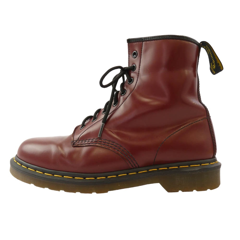 Dr.Martens ドクターマーチン 1460 8 HOLE BOOTS 8ホール ブーツ レッド系 UK9【中古】