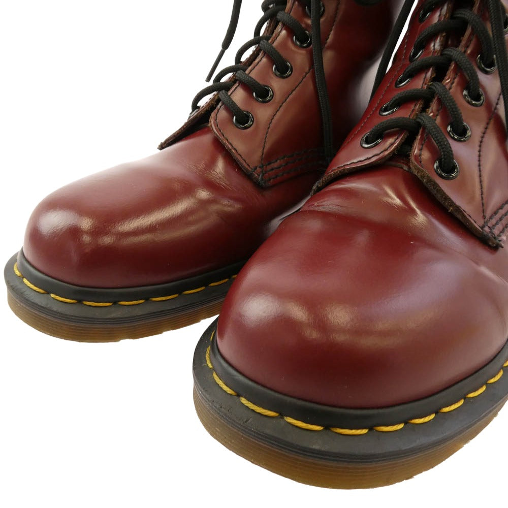 Dr.Martens ドクターマーチン 1460 8 HOLE BOOTS 8ホール ブーツ レッド系 UK9【中古】