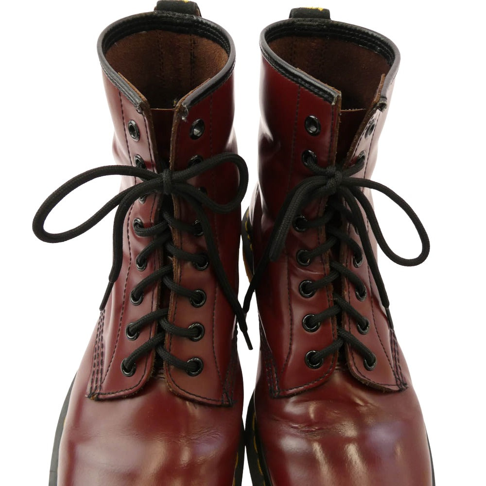 Dr.Martens ドクターマーチン 1460 8 HOLE BOOTS 8ホール ブーツ レッド系 UK9【中古】
