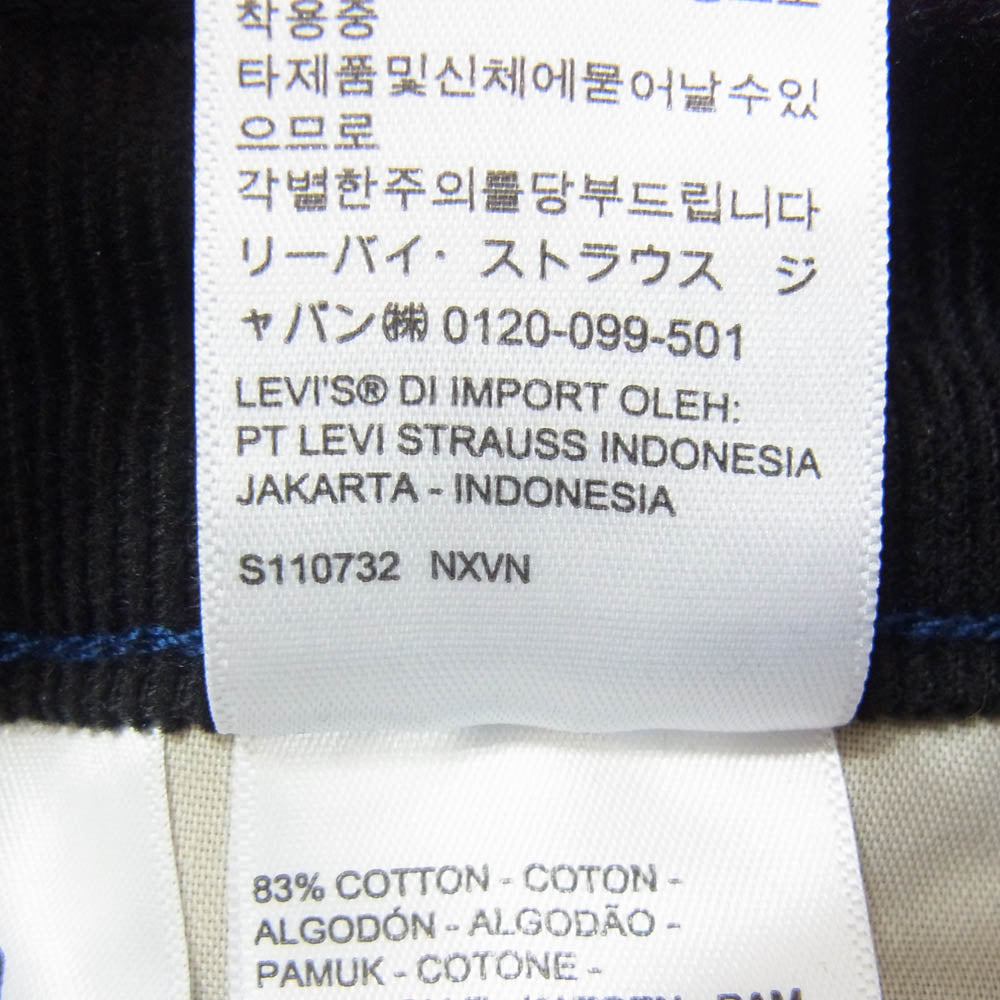 Levi's リーバイス PC9-85226-0163 511 コーデュロイ スリム ストリート パンツ ブラック系 30【中古】