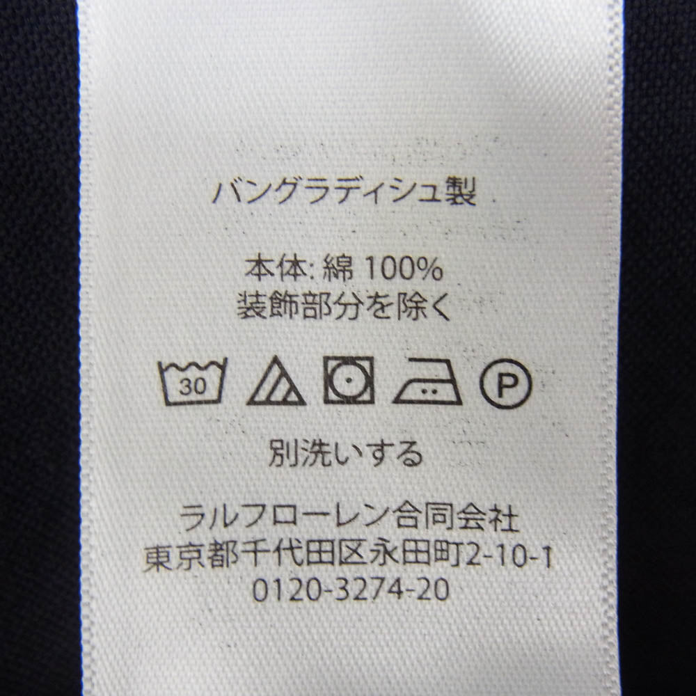 POLO RALPH LAUREN ポロ・ラルフローレン CLASSIC FIT クラシックフィット オックスフォード ボタンダウン 長袖シャツ ネイビー系 SP【中古】