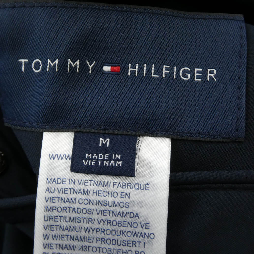 TOMMY HILFIGER トミーヒルフィガー リバーシブル ボンバージャケット ネイビー系 ブラック系 M【中古】