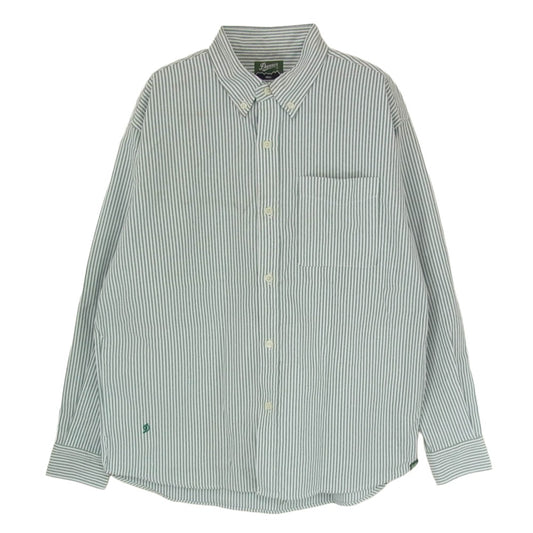 Danner ダナー 425R1070326 x OSHMAN'S Reed B.D Shirt 2 SMU オシュマンズ リード ボタンダウン シャツ 長袖シャツ グリーン系 S【中古】