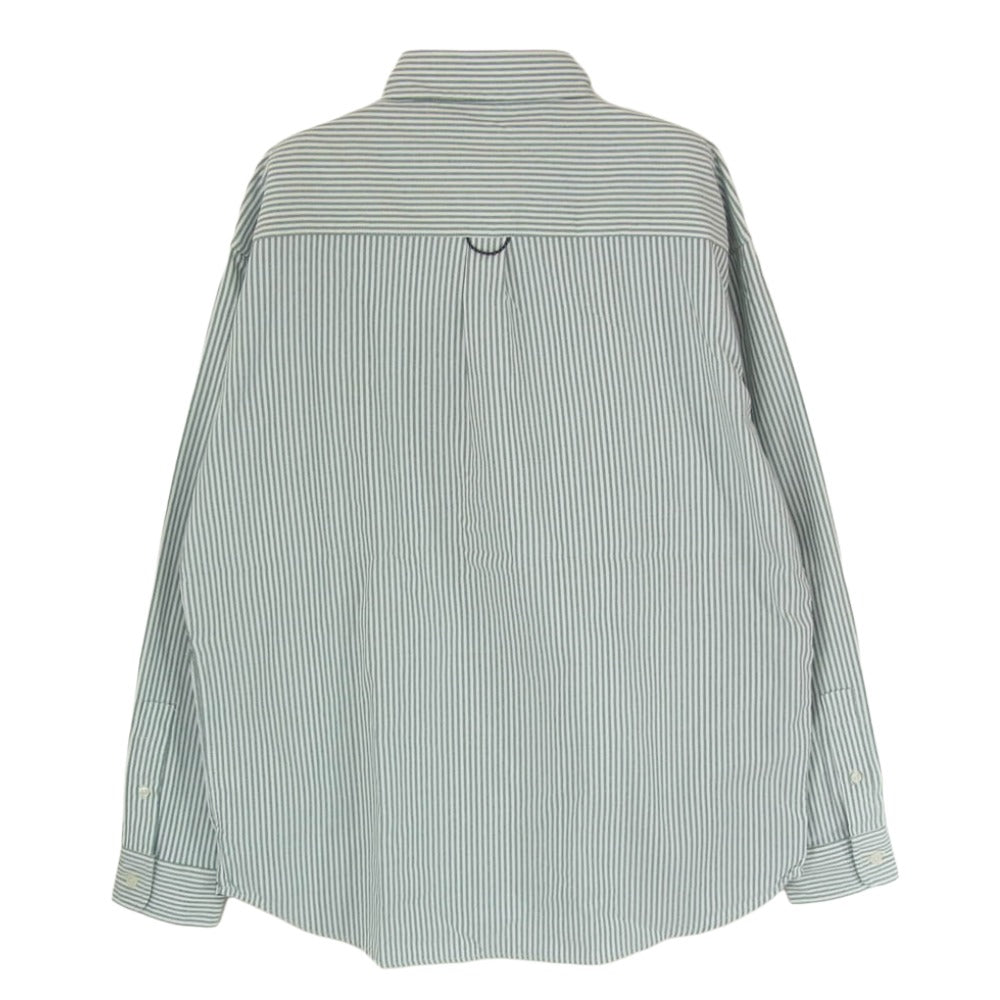 Danner ダナー 425R1070326 x OSHMAN'S Reed B.D Shirt 2 SMU オシュマンズ リード ボタンダウン シャツ 長袖シャツ グリーン系 S【中古】