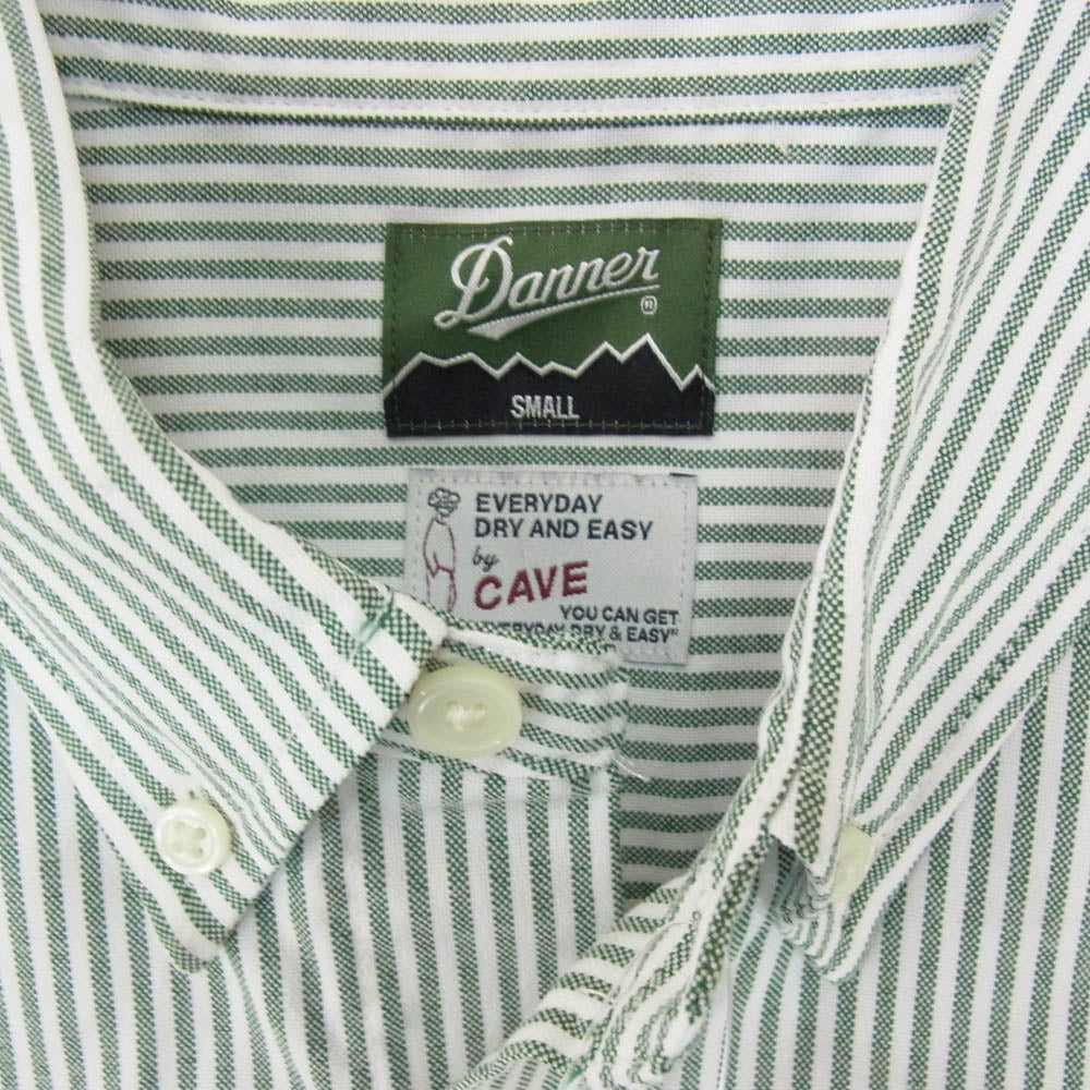 Danner ダナー 425R1070326 x OSHMAN'S Reed B.D Shirt 2 SMU オシュマンズ リード ボタンダウン シャツ 長袖シャツ グリーン系 S【中古】