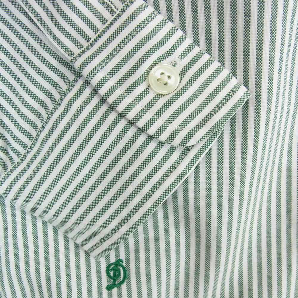 Danner ダナー 425R1070326 x OSHMAN'S Reed B.D Shirt 2 SMU オシュマンズ リード ボタンダウン シャツ 長袖シャツ グリーン系 S【中古】