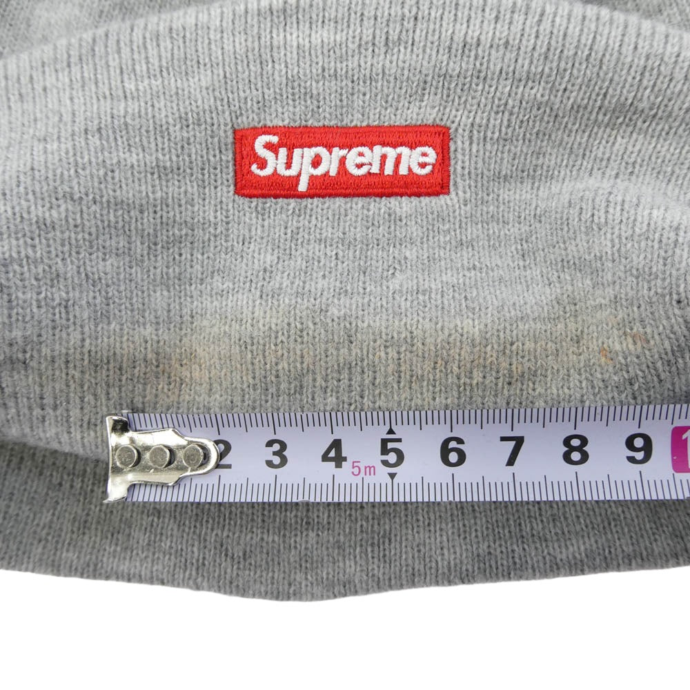 Supreme シュプリーム 19AW x New Era S Logo Beanie Heather Grey ニューエラ エスロゴ ビーニー ヘザーグレー ニットキャップ ニット帽 グレー系【中古】