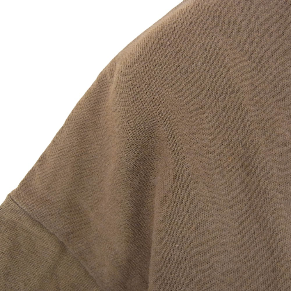 STUSSY ステューシー 90s OLD オールド USA製 紺タグ N.Y.L.T.L.A クルーネック 半袖 Tシャツ ブラウン系 L【中古】