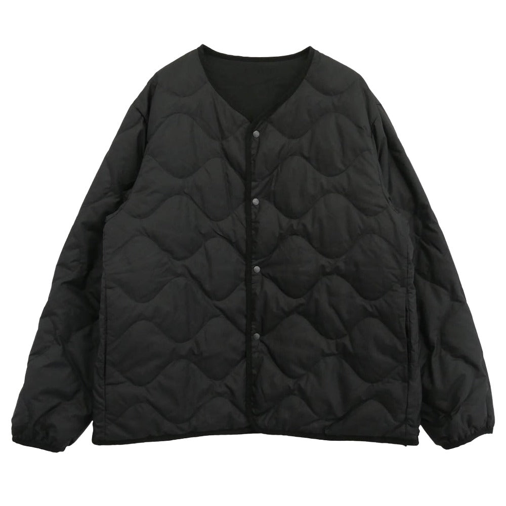 nanamica ナナミカ 24AW SUAF361 Reversible Down Cardigan リバーシブル ダウン カーディガン ブラック系 M【中古】