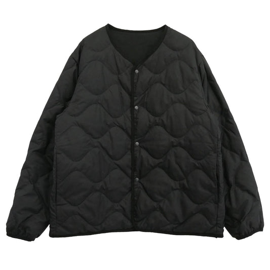 nanamica ナナミカ 24AW SUAF361 Reversible Down Cardigan リバーシブル ダウン カーディガン ブラック系 M【中古】