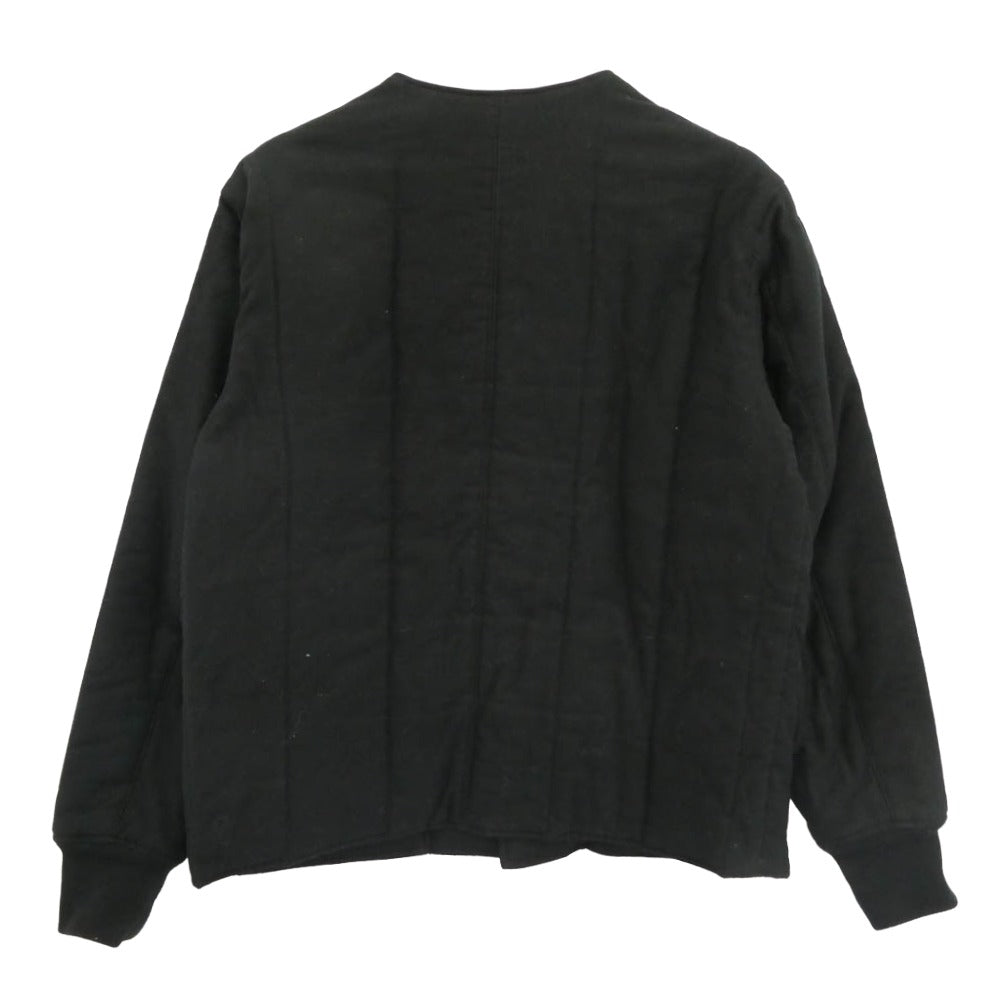 ADDICT CLOTHES アディクトクローズ ACV-QLT02LM ACVM MOLESKIN ARMY QUILTED JACKET シンサレート ノーカラージャケット ブラック系 44【中古】