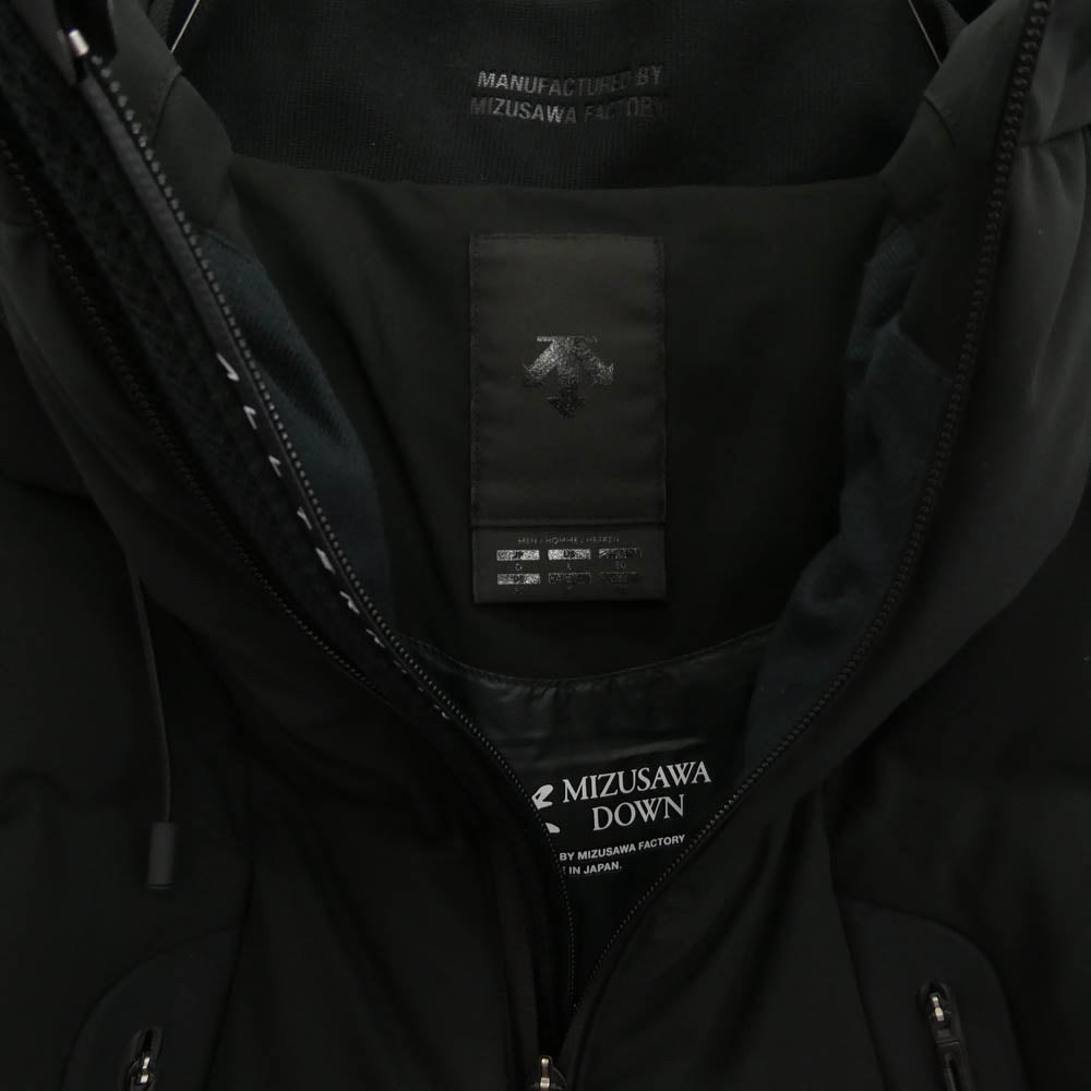 DESCENTE デサント 25AW DU5FDJM2M MIZUSAWA DOWN OVERSIZED JACKET MOUNTAINEER 水沢ダウン オーバーサイズ マウンテニア ダウン ジャケット ブラック系 O【美品】【中古】