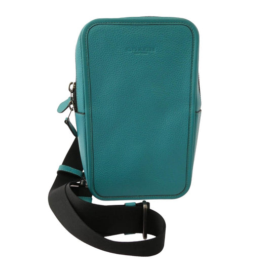 COACH コーチ CP207 レザー サリバン パック ライトブルー系【中古】