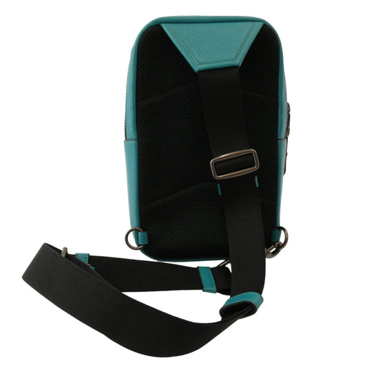 COACH コーチ CP207 レザー サリバン パック ライトブルー系【中古】