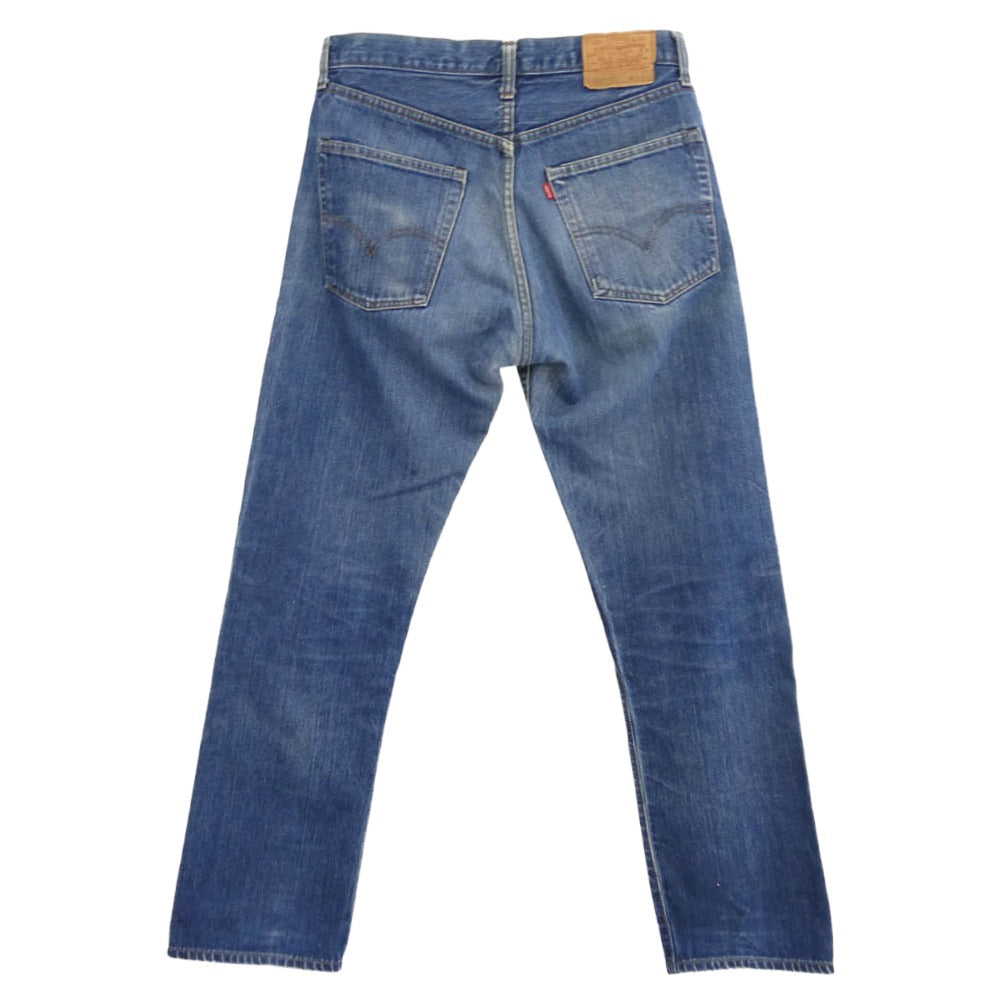 Levi's リーバイス 60s 70s 505 BIGE 脇割り ボタン裏8 42TALON 並行ステッチ デニム パンツ インディゴブルー系【中古】