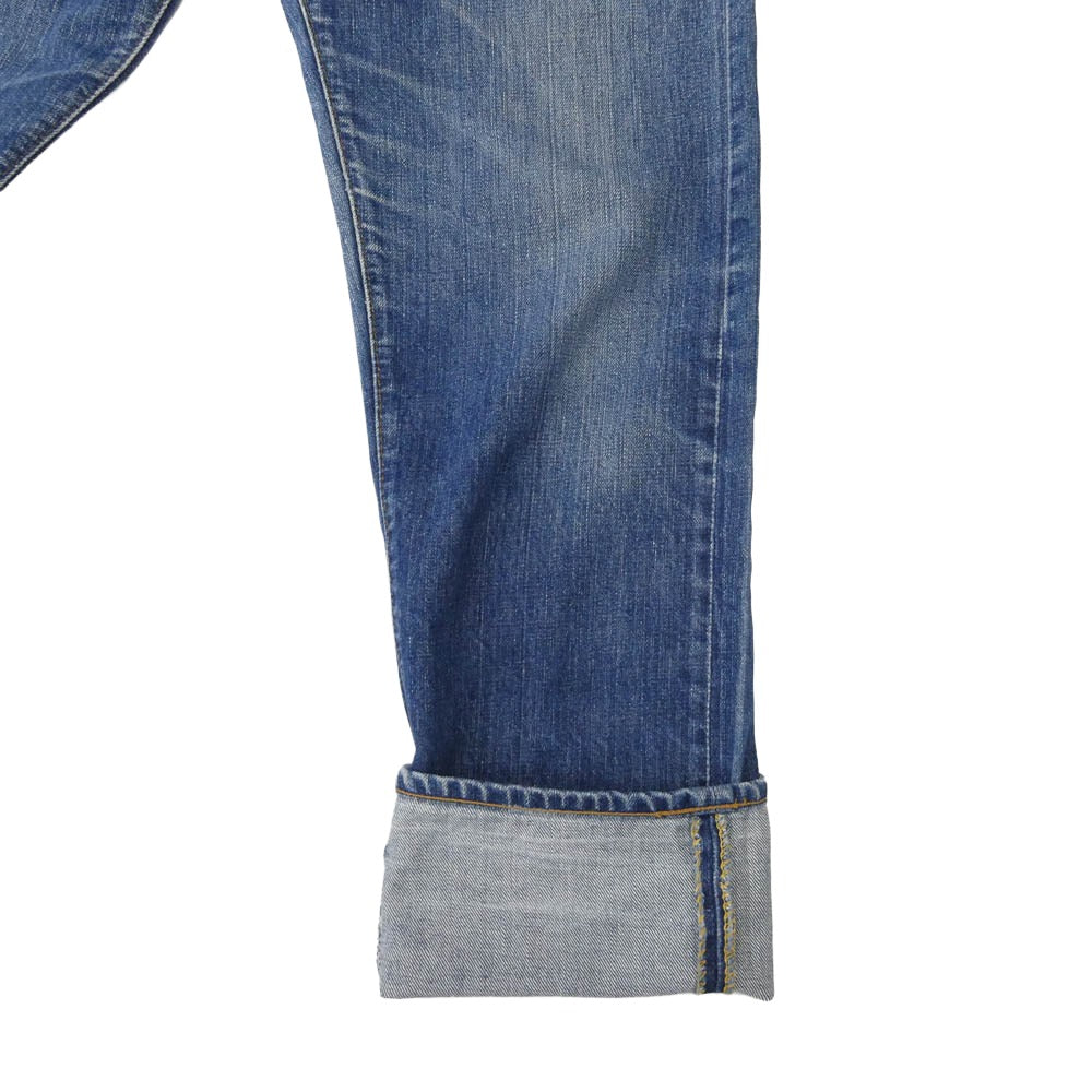 Levi's リーバイス 60s 70s 505 BIGE 脇割り ボタン裏8 42TALON 並行ステッチ デニム パンツ インディゴブルー系【中古】