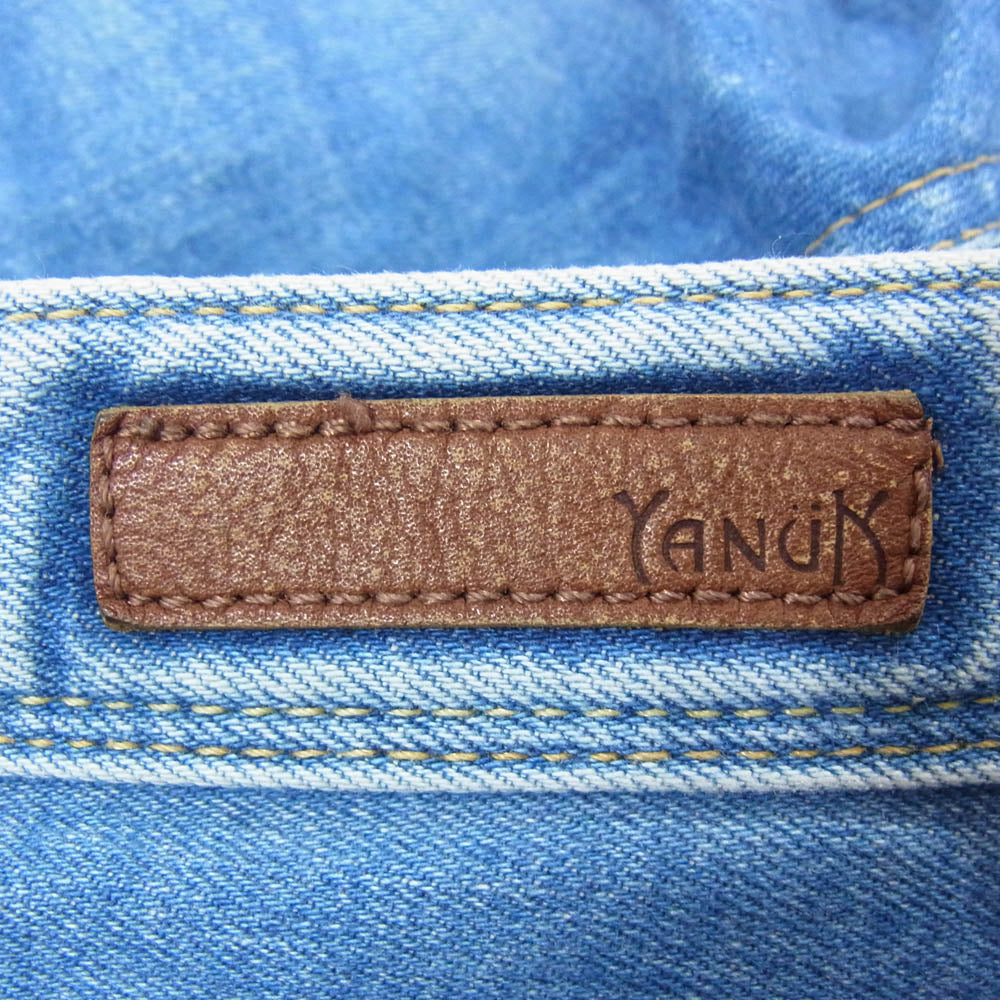 YANUK ヤヌーク 57161204 SHANNY SEASON BUGGY バギーデニム パンツ インディゴブルー系 26【中古】