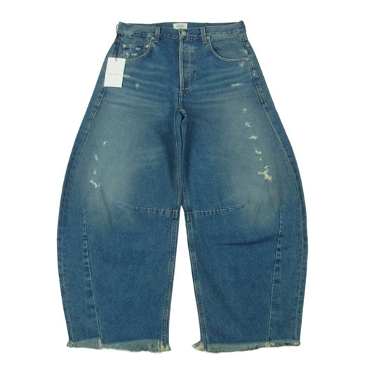 Citizens of humanity シチズンズオブヒューマニティー 1972b-769 Horseshoe Jean カットオフ ダメージ加工 バルーン デニム パンツ インディゴブルー系 27【中古】
