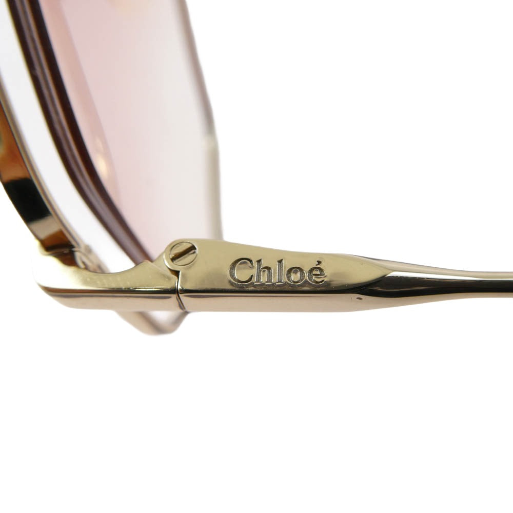 Chloe クロエ CE132S Sunglasses Havana グラデーションカラー ハバナ サングラス ブラウン系 フレーム：ゴールド系、ブラウン系　 58□20-140【美品】【中古】