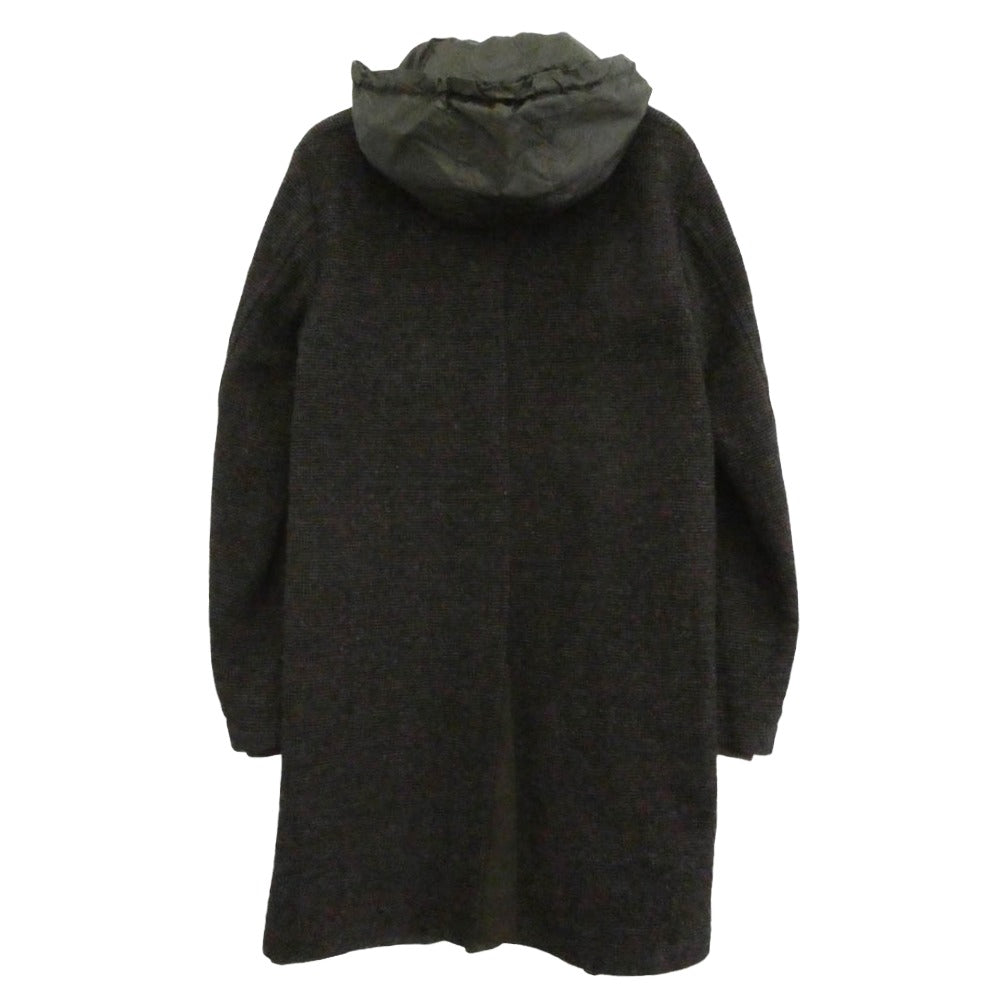 Sacai サカイ 15-00851M リバーシブル ウール ドッキング ナイロンコート ステンカラーコート マルチカラー系 カーキ系 1【中古】