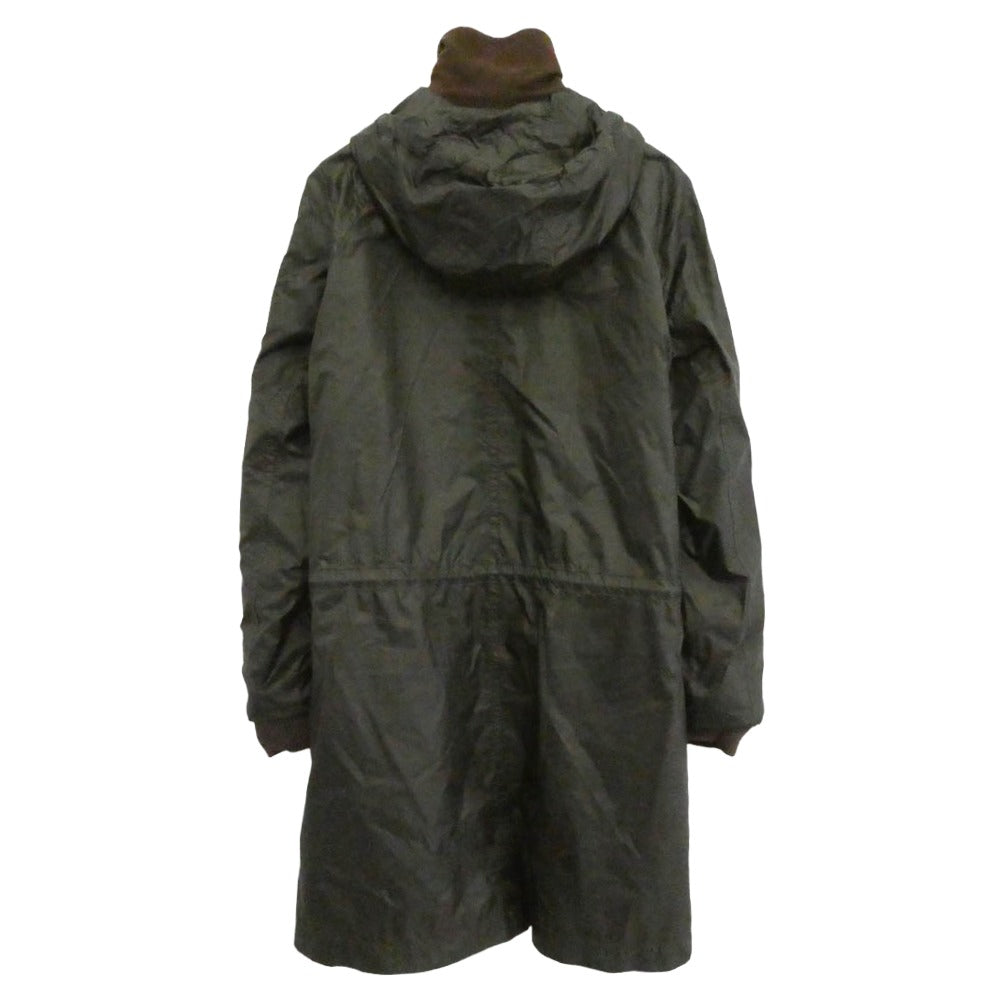 Sacai サカイ 15-00851M リバーシブル ウール ドッキング ナイロンコート ステンカラーコート マルチカラー系 カーキ系 1【中古】