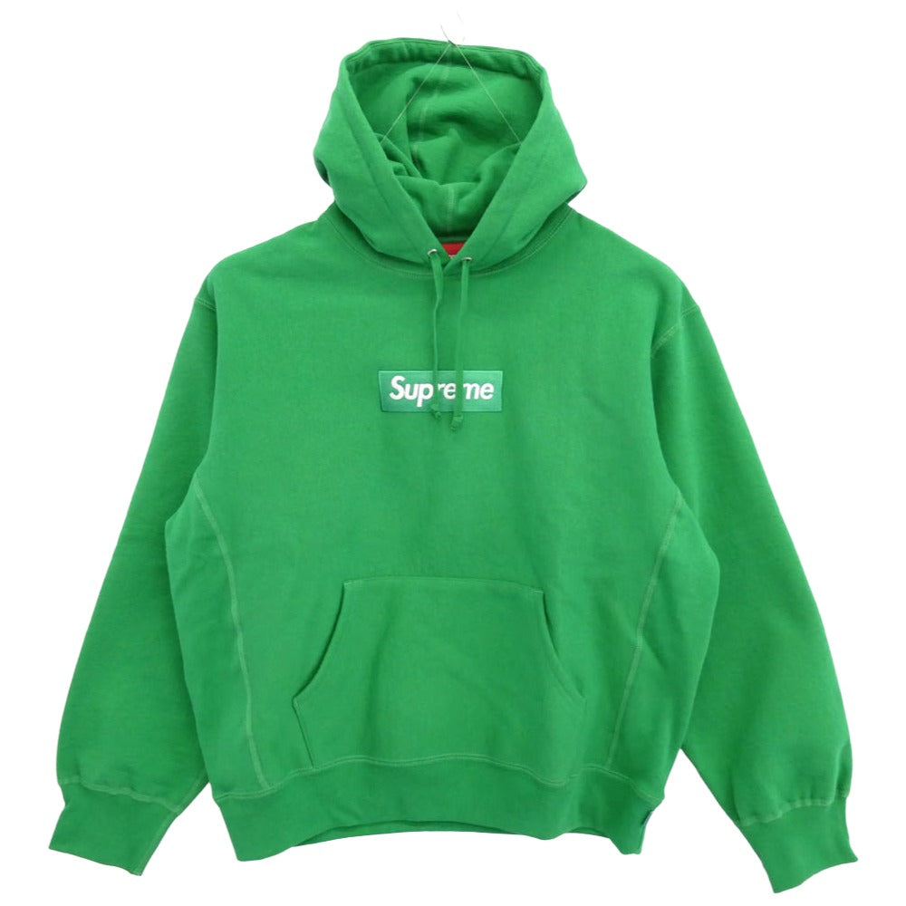 Supreme シュプリーム 24AW Box Logo Hooded Sweatshirt ボックス ロゴ フーデッド スウェットシャツ パーカー グリーン グリーン系 M【極上美品】【中古】