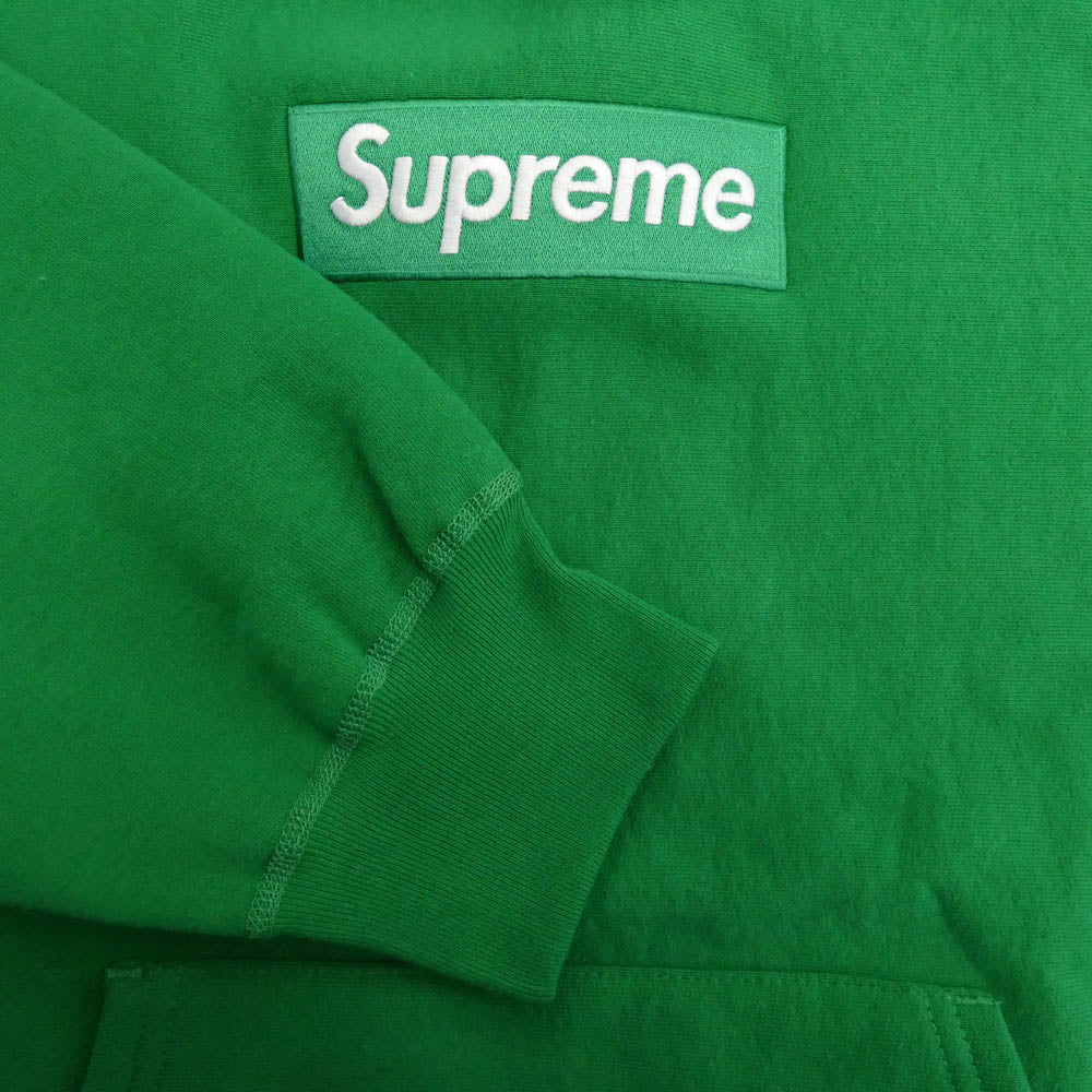 Supreme シュプリーム 24AW Box Logo Hooded Sweatshirt ボックス ロゴ フーデッド スウェットシャツ パーカー グリーン グリーン系 M【極上美品】【中古】