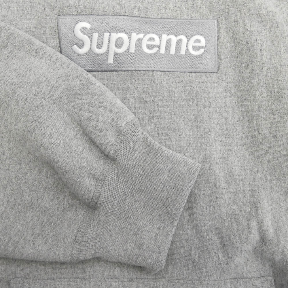 Supreme シュプリーム 24AW Box Logo Hooded Sweatshirt ボックス ロゴ フーデッド スウェットシャツ パーカー Heather Grey グレー系 M【極上美品】【中古】
