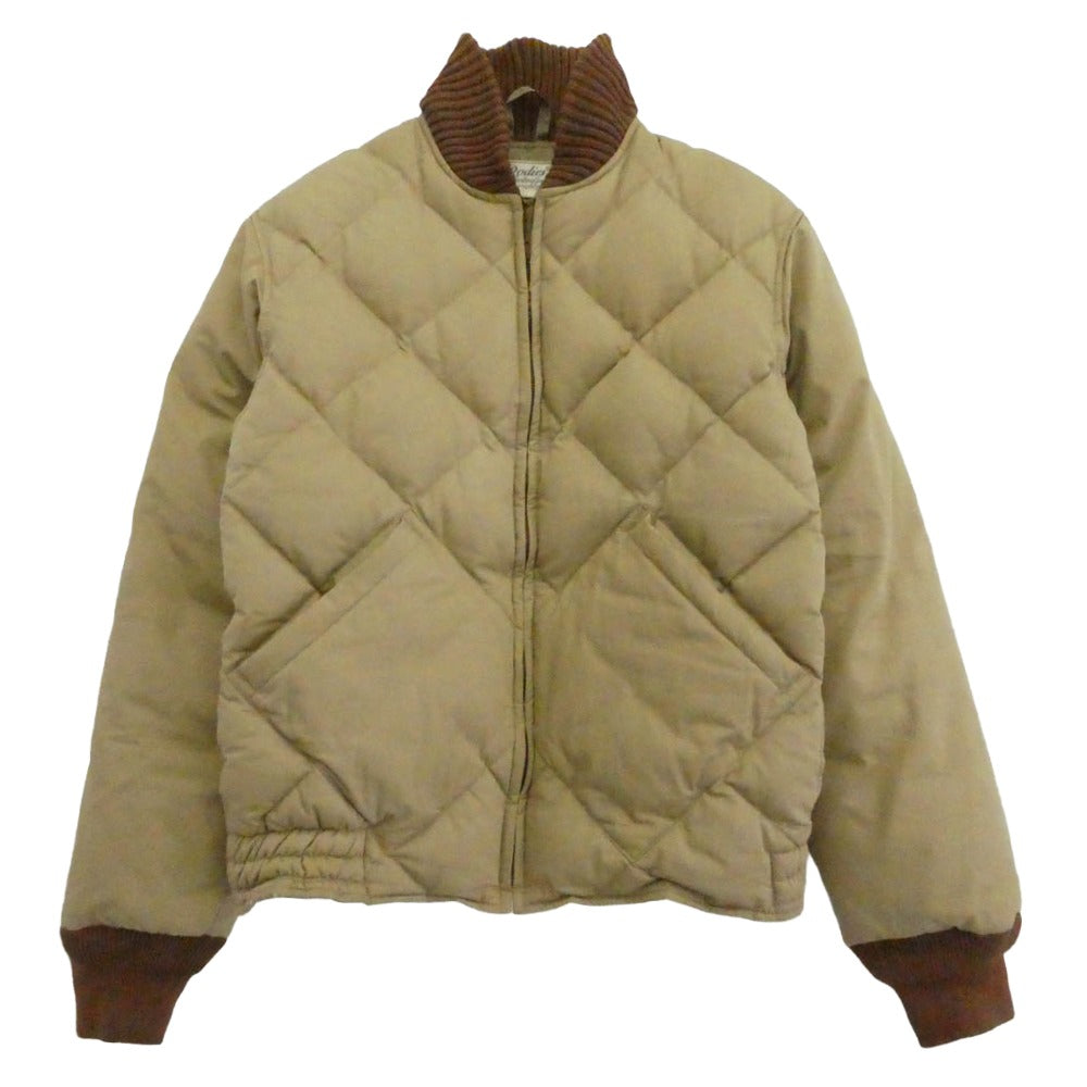 ウェアハウス Bodies skyliner down jacket スカイライナー ダウン ジャケット ブルゾン ベージュ系 36【中古】