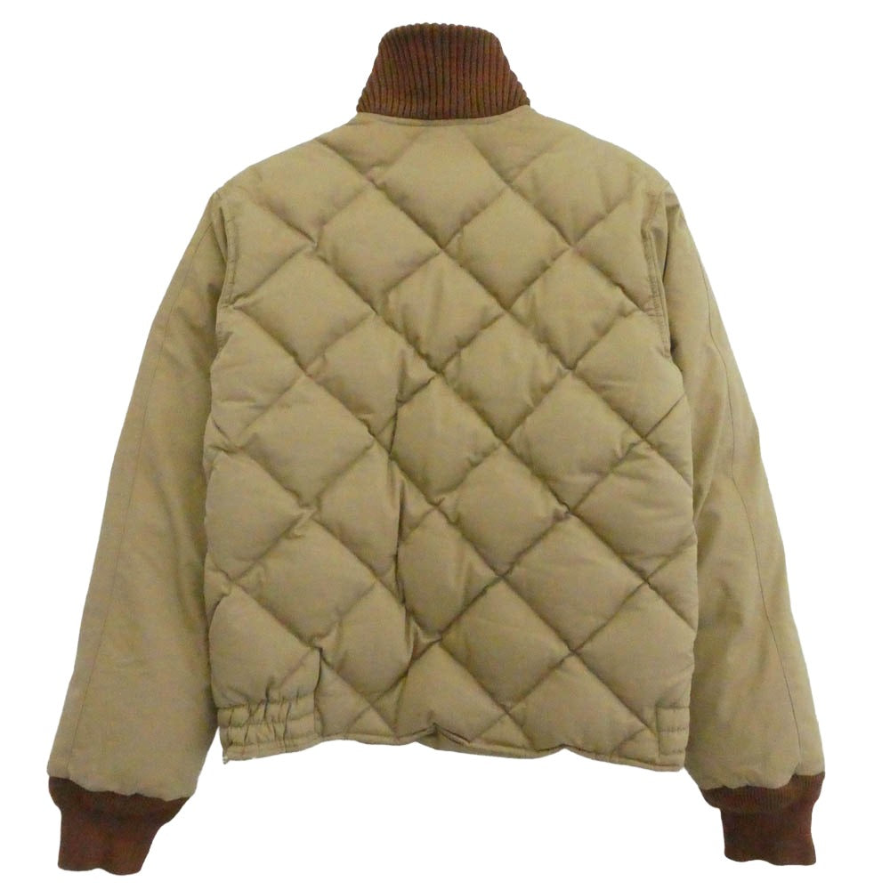 ウェアハウス Bodies skyliner down jacket スカイライナー ダウン ジャケット ブルゾン ベージュ系 36【中古】