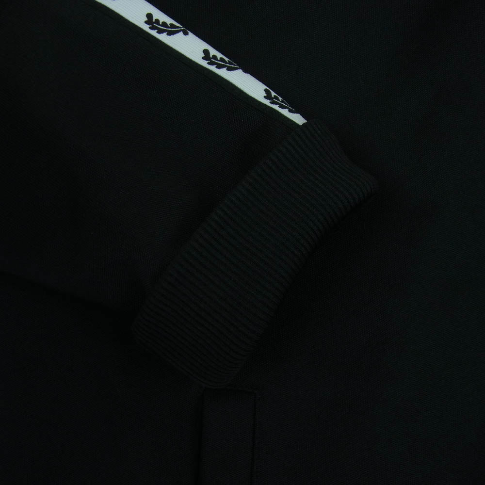 FRED PERRY フレッドペリー LAUREL TAPED TRACK JACKET トラック ジャケット ポルトガル製 ブラック系 L【中古】