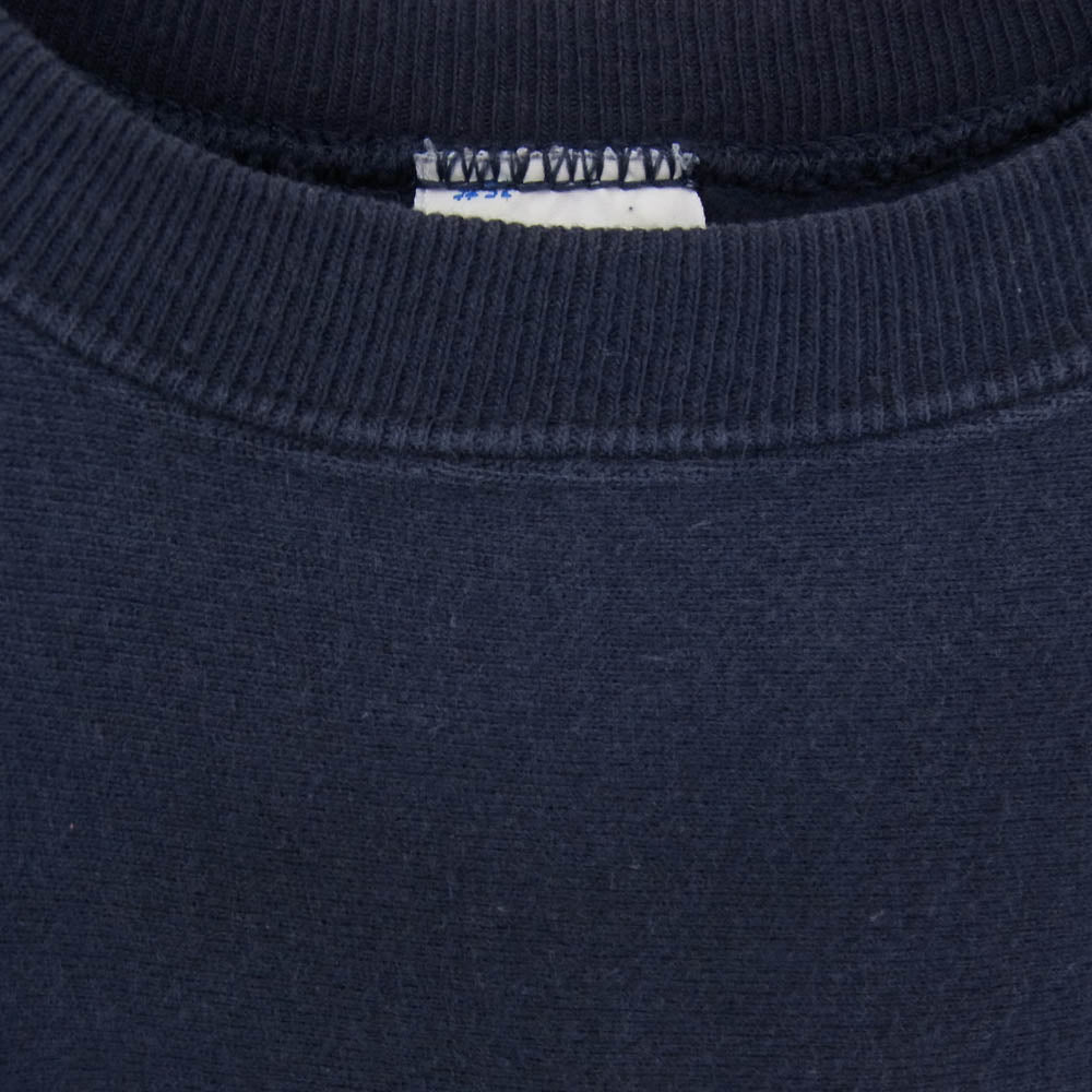 Champion チャンピオン USA製 90s 刺繍タグ REVERSE WEAVE CLOSEUPWASHINGTON.D.C リバースウィーブ スウェット ネイビー系 L【中古】