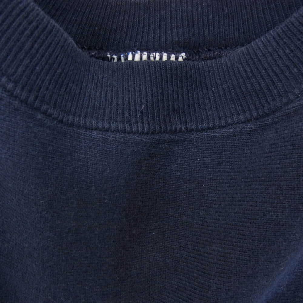Champion チャンピオン USA製 90s 刺繍タグ REVERSE WEAVE DukeLaw リバースウィーブ デュークロウ スウェット ネイビー系 L【中古】