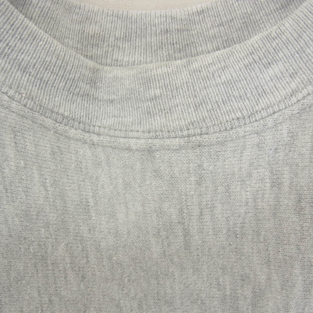 Champion チャンピオン USA製 90s 刺繍タグ REVERSE WEAVE 無地 目付 リバースウィーブ スウェット グレー系 L【中古】