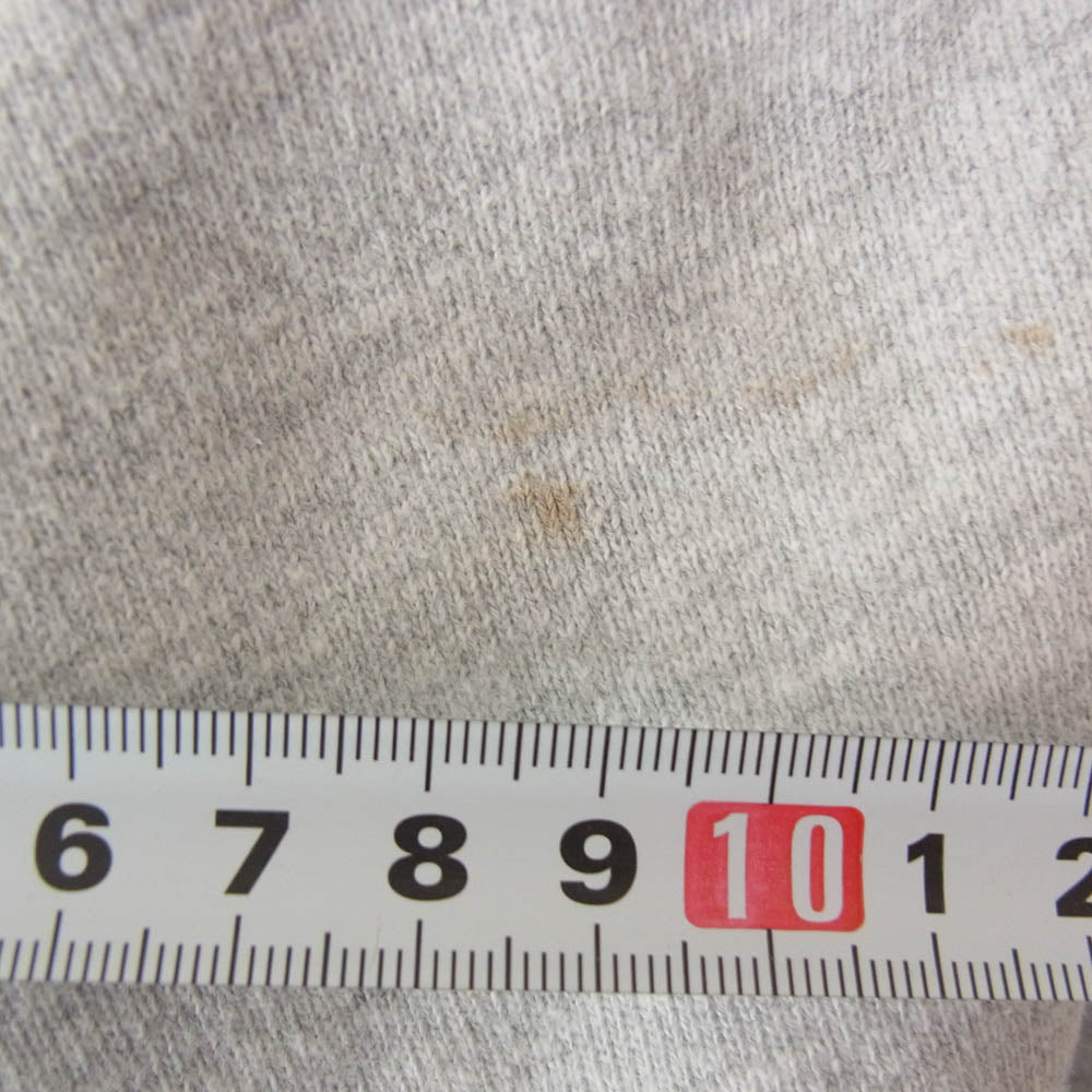 Champion チャンピオン USA製 90s 刺繍タグ REVERSE WEAVE 無地 目付 リバースウィーブ スウェット グレー系 L【中古】