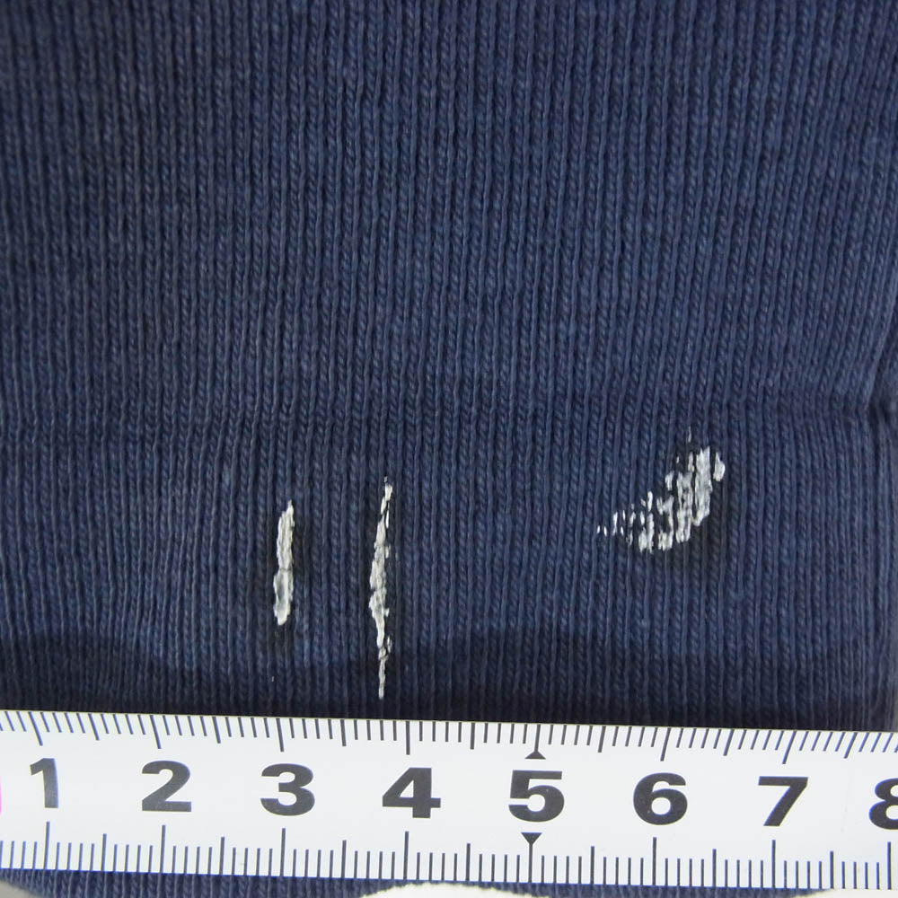 Champion チャンピオン USA製 90s 刺繍タグ REVERSE WEAVE SOUTHAMPTON リバースウィーブ サウサンプトン ネイビー フーディ パーカー ネイビー系 L【中古】