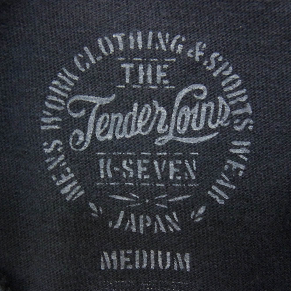 TENDERLOIN テンダーロイン T-TEE 2 HELL ON WHEELS プリント 半袖 Tシャツ ブラック系 M【中古】
