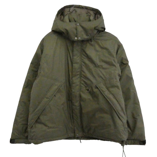 NANGA ナンガ ジャーナルスタンダード別注 オーロラテックス ダウン ジャケット カーキ系 L【中古】