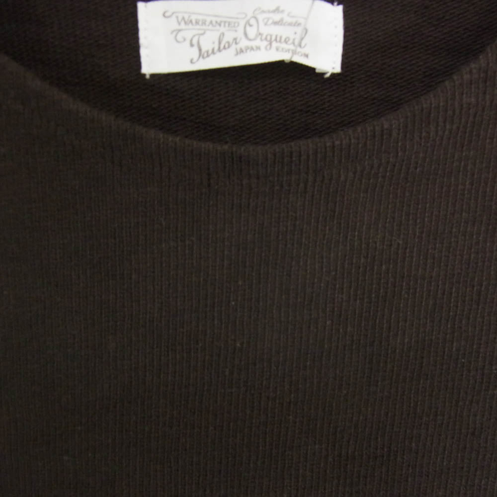 ORGUEIL オルゲイユ OR-9075 Basque T-Shirt バスク 半袖 Tシャツ ブラウン系 38【中古】