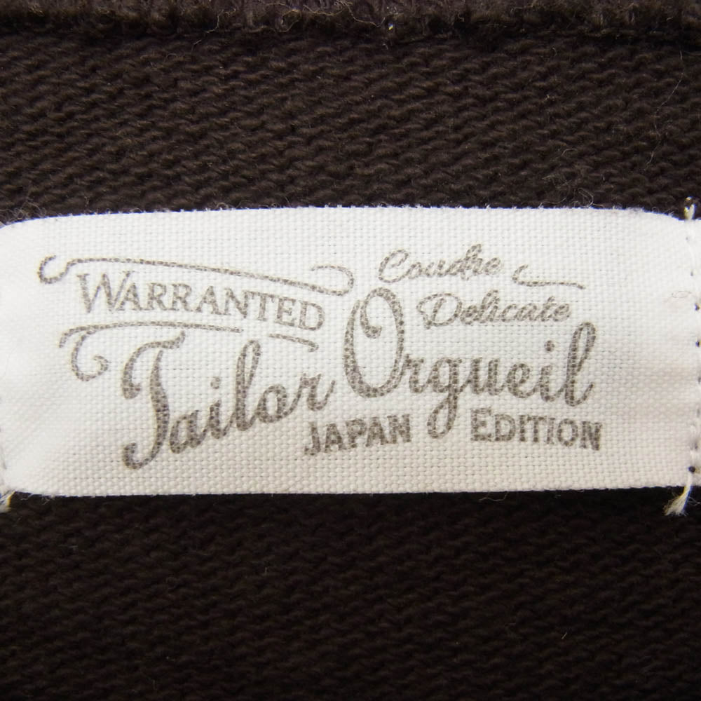 ORGUEIL オルゲイユ OR-9075 Basque T-Shirt バスク 半袖 Tシャツ ブラウン系 38【中古】