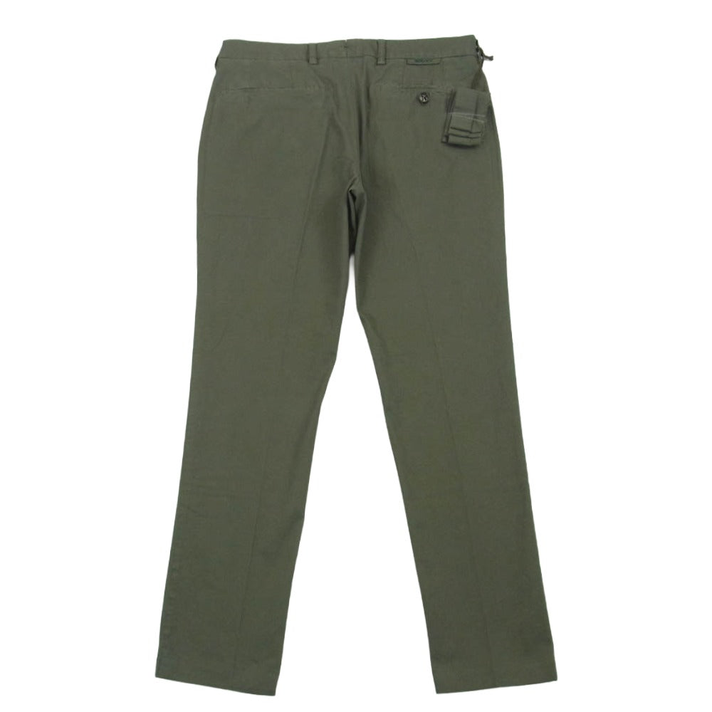 ベルウィッチ JMORELLO Jモレッロ ガーメント ダイストレッチ コットン ツイル パンツ グレー系 VERDE 46【極上美品】【中古】