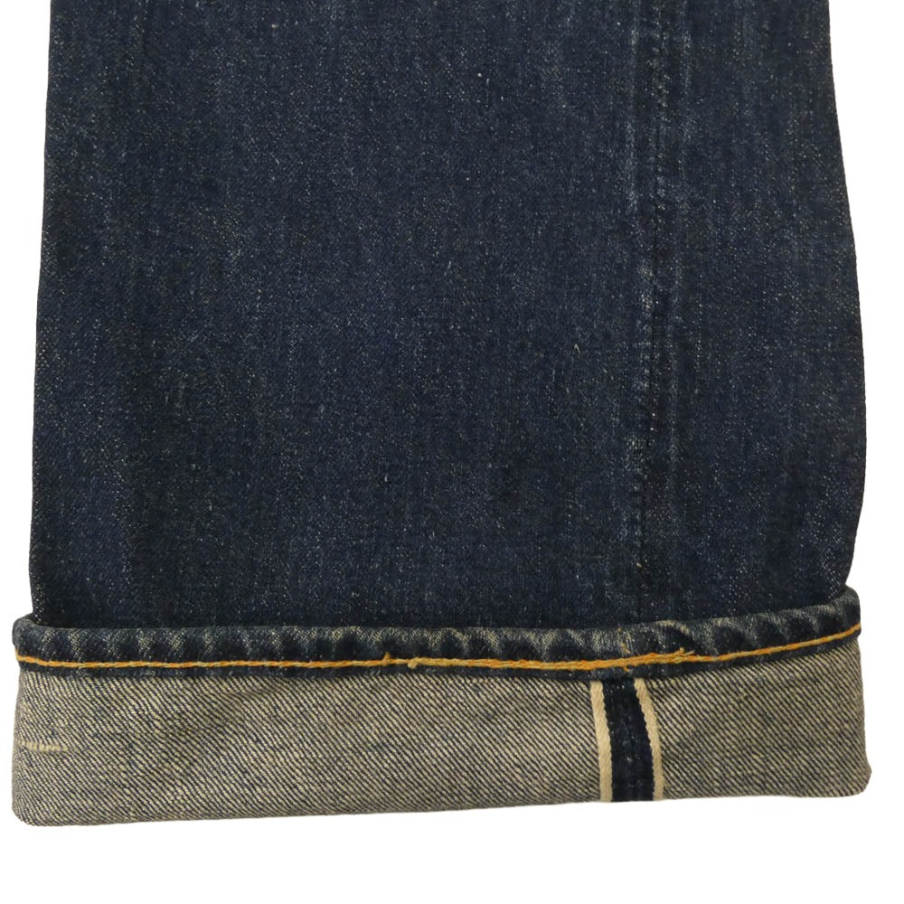 Levi's リーバイス 50s 501XX 53MODEL 53モデル 革パッチ 両面均等V ボタン裏刻印無 デニムパンツ インディゴブルー系【中古】
