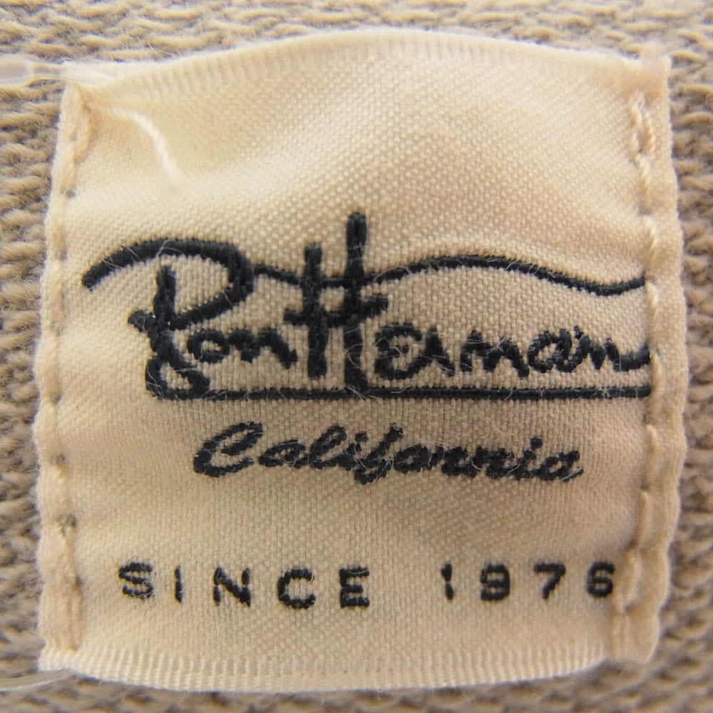 Ron Herman ロンハーマン 21AW 3420900057 Damage Sweat Crew ダメージ クルーネック スウェット カーキ系 XL【中古】