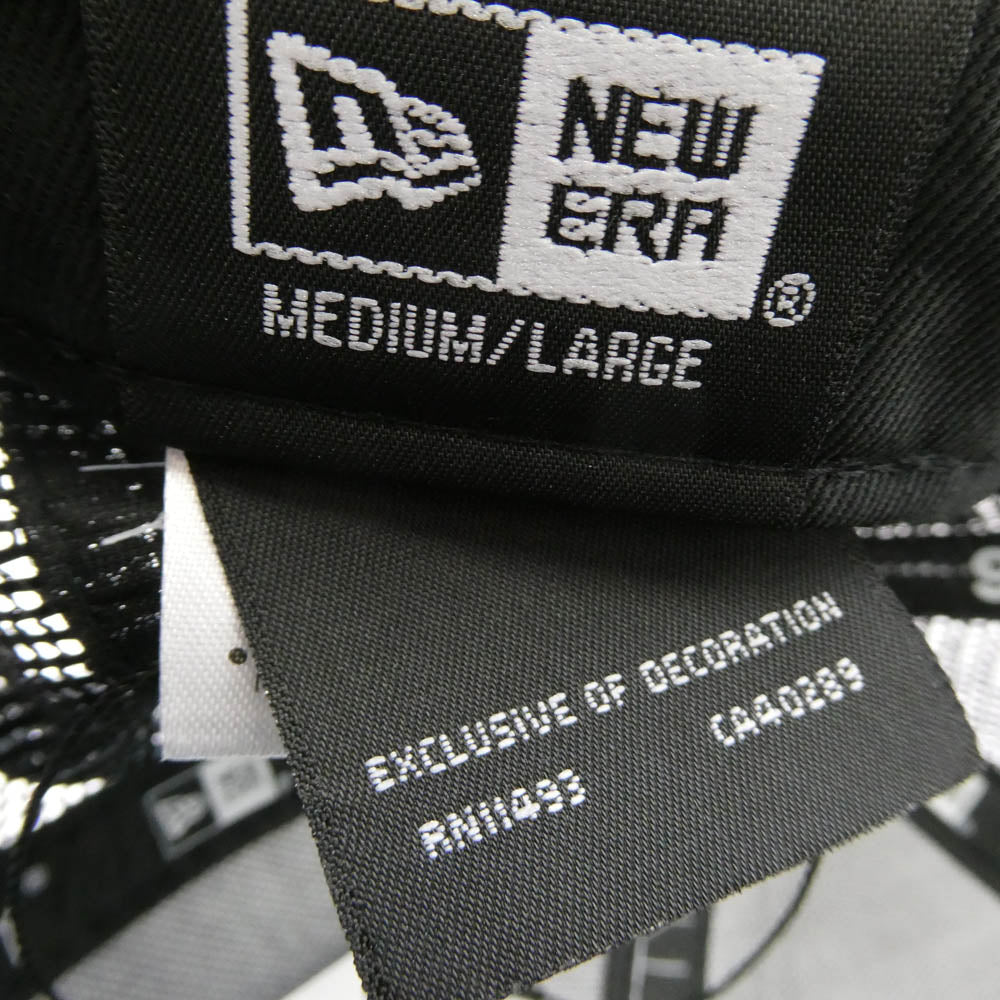 GOD SELECTION XXX ゴッドセレクション GX-S25-HT-03 New Era ロゴ 刺繍 9Fifty ニューエラ キャップ 帽子 ブラック系【極上美品】【中古】