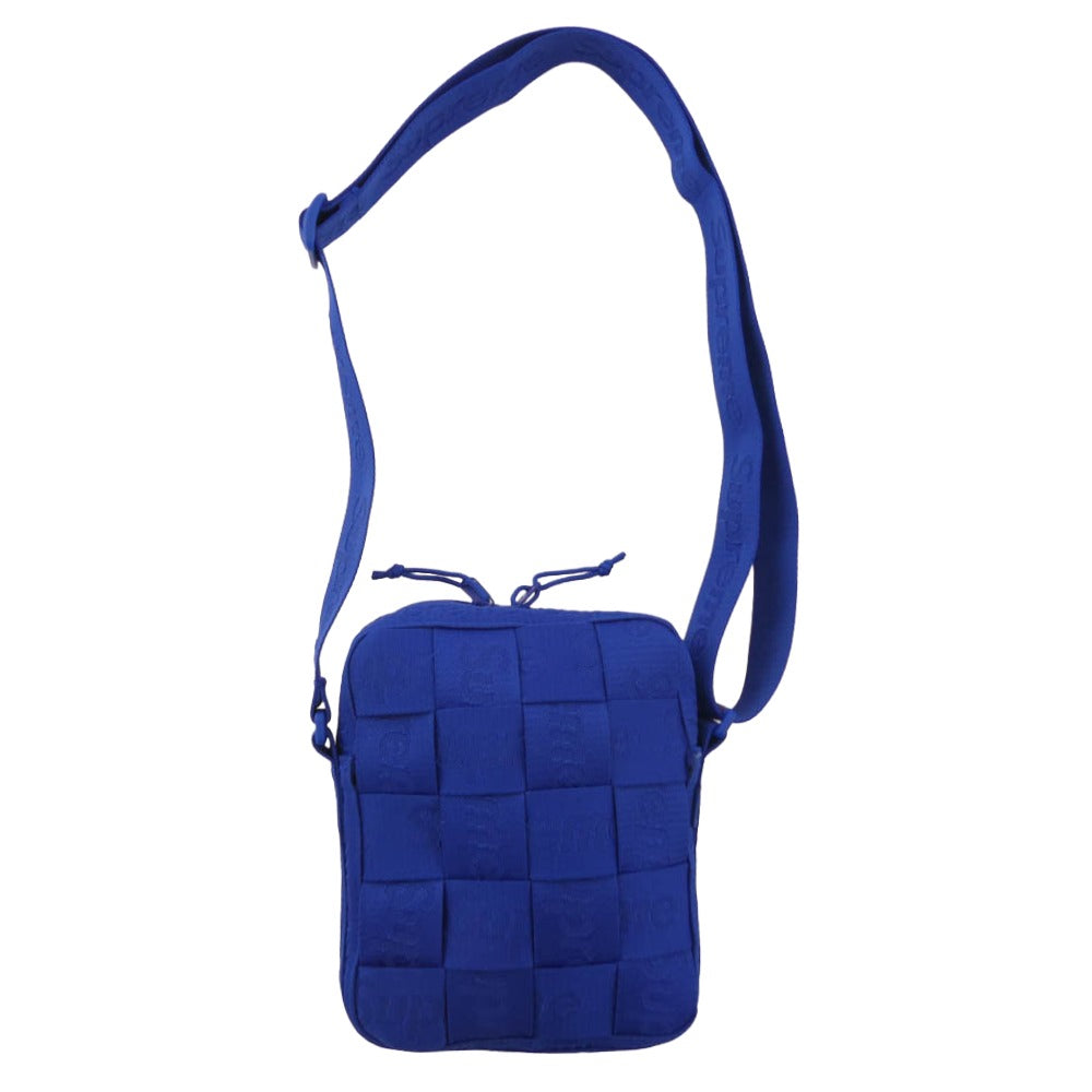 Supreme シュプリーム 24SS Woven Shoulder Bag ウーブン ショルダーバッグ ブルー系【中古】