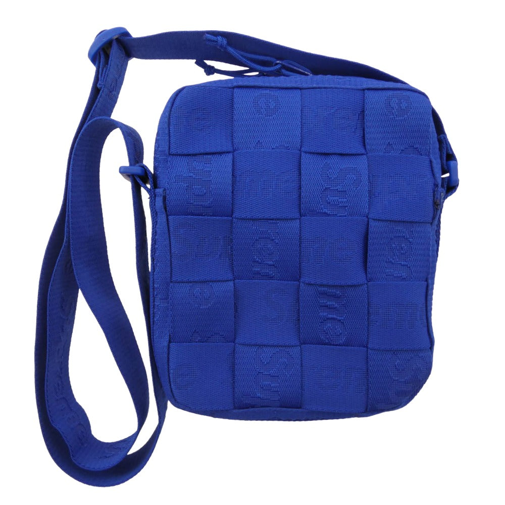 Supreme シュプリーム 24SS Woven Shoulder Bag ウーブン ショルダーバッグ ブルー系【中古】