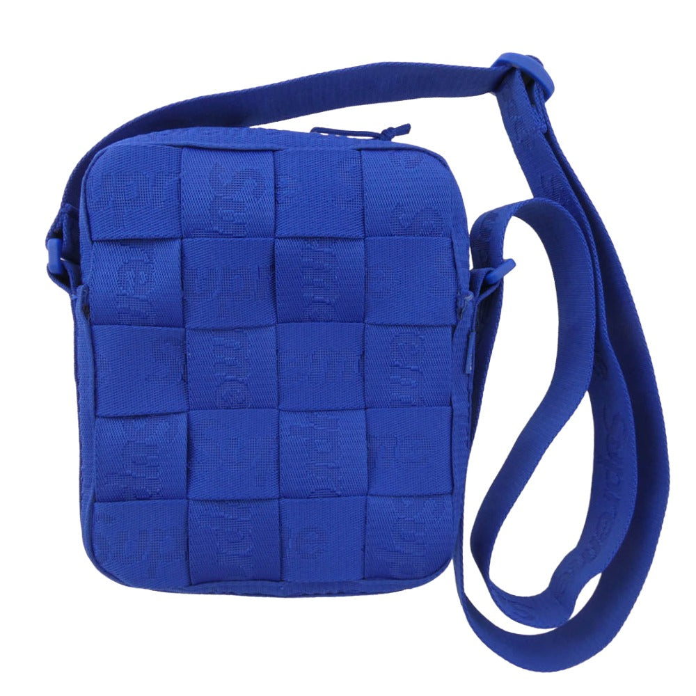 Supreme シュプリーム 24SS Woven Shoulder Bag ウーブン ショルダーバッグ ブルー系【中古】