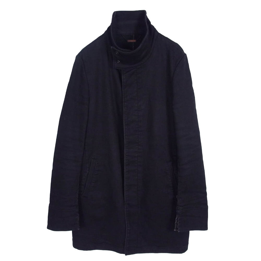 ROAR ロアー 二丁拳銃釦 比翼 スタンドカラー コート ブラック系 2【中古】