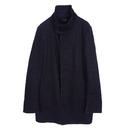 ROAR ロアー 二丁拳銃釦 比翼 スタンドカラー コート ブラック系 2【中古】